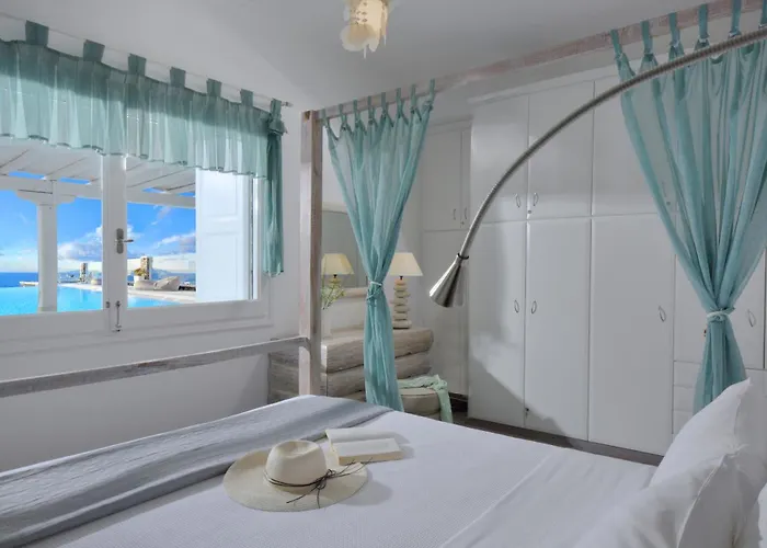 Villa Mykonos Sea&sunset View Pool-hot Tub By Calypso Sunset