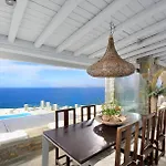 Villa Mykonos Sea&sunset View Pool-hot Tub By Calypso Sunset Mykonos Town