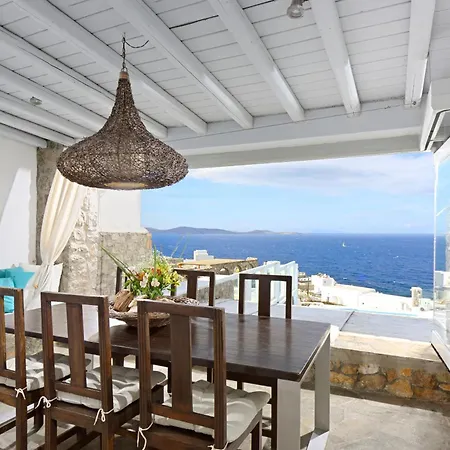 Mykonos Sea&sunset View Pool-hot Tub By Calypso Sunset Villa Mykonos Town