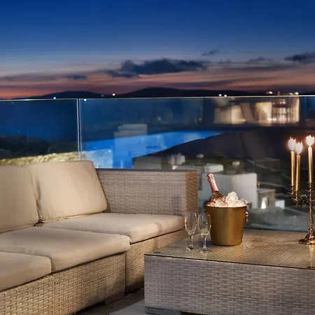 빌라 Mykonos Sea&sunset View Pool-hot Tub By Calypso Sunset