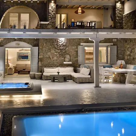 Mykonos Sea&sunset View Pool-hot Tub By Calypso Sunset 빌라 *