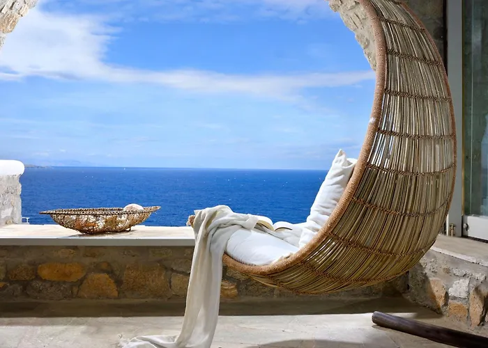 Mykonos Sea&sunset View Pool-hot Tub By Calypso Sunset Villa *