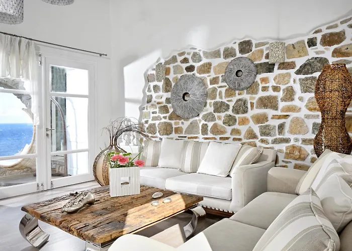 Villa Mykonos Sea&sunset View Pool-hot Tub By Calypso Sunset *