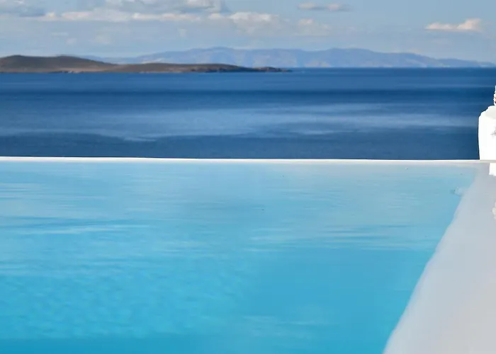 Mykonos Sea&sunset View Pool-hot Tub By Calypso Sunset *