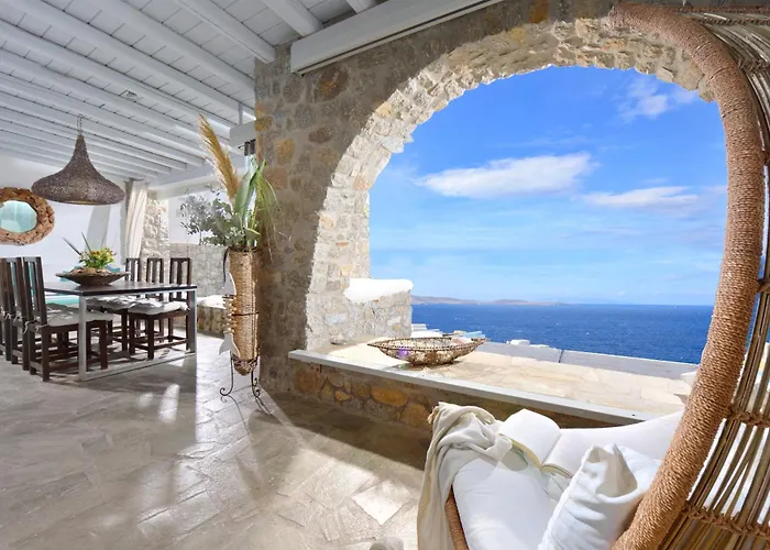 Willa Mykonos Sea&sunset View Pool-hot Tub By Calypso Sunset