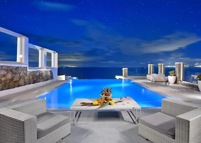 Mykonos Sea&sunset View Pool-hot Tub By Calypso Sunset Mykonos Town