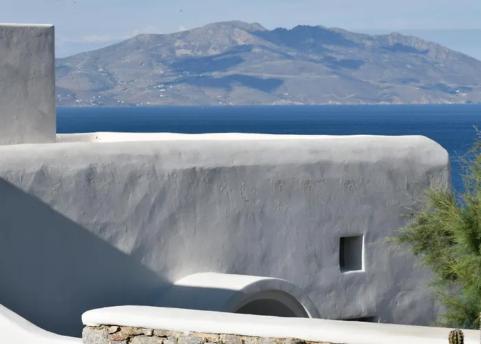 Mykonos Sea&sunset View Pool-hot Tub By Calypso Sunset Willa Mykonos Town